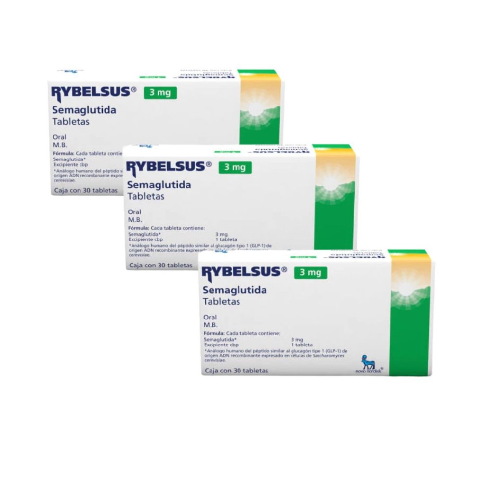 semaglutide pastillas mexico Rybelsus Semaglutida 3 mg 3 cajas 30 tabletas — 32007