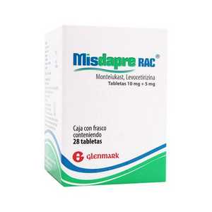 Misdapre RAC 10mg/5mg caja con frasco 28 tabletas | Precio Vitau