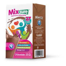 MIXSURE SUP ALIM CHTE 237 ml Envase de cartón con diseño ilustrativo ...