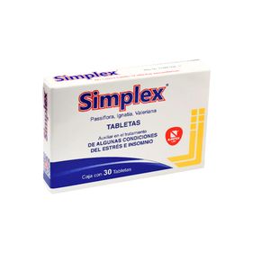 SIMPLEX c/30 TAB Caja con 30 tabletas — 28544 | Precio Vitau