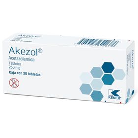 AKEZOL- TAB 250 mg — 29752 | Precio Vitau