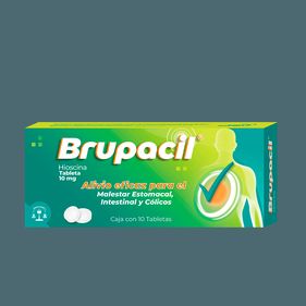 BRUPACIL- TAB 10 mg — 24613 | Precio Vitau