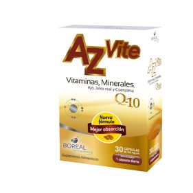 AZVITE 30 CAPSULAS 50 mg/20 mg/10 mg Caja con 30 cápsulas — 29252 ...