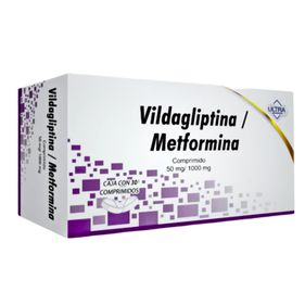 VILDAG METF ULTRA 50/- COME 50 mg de Vildagliptina y 1000 mg de ...