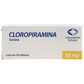 BIRTRIX (CLOROPIRAMINA)TAB 25mg Caja con 20 tabletas — 27533 | Precio Vitau