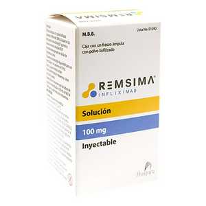 Remsima 100mg caja con 1 frasco ámpula de solución inyectable — 17143 ...