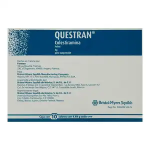 Questran Polvo 4g caja 10 sobres — 20051 | Precio Vitau