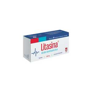 Litasina 100 mg caja con 30 tabletas — 1775 | Precio Vitau