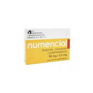 Numencial 50mg/2.5mg caja 60 comprimidos | Precio Vitau