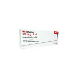 Rhophylac 300mcg/2ml caja 1 jeringa 2ml solución inyectable — 2402 ...