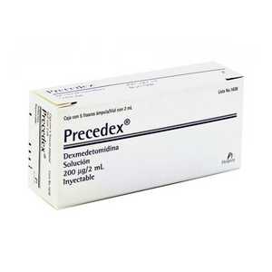 Precedex 200mcg/2ml caja con 5 ampolletas de 2ml — 16583 | Precio Vitau