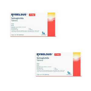 Rybelsus Semaglutida 7 mg 2 cajas 30 tabletas  32011 | Precio Vitau