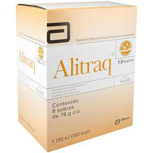 Alitraq 1,0kcal/ml caja con 6 sobres de 76g cada uno — 9330 | Precio Vitau