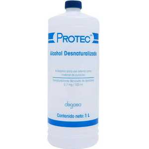 Alcohol Desnaturalizado botella con 1L — 9301 | Precio Vitau