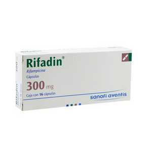 Rifadin 300mg caja 16 cápsulas — 12604 | Precio Vitau
