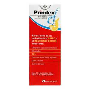 Prindex 100mg/60mg/20mg/2000mg caja con 1 frasco de 150ml solución oral ...