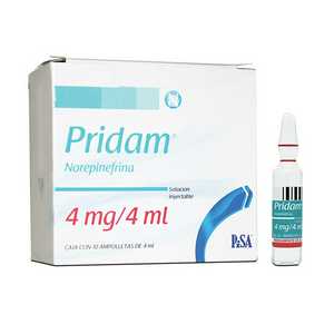 Pridam 4mg/4ml caja con 10 ampolletas de 4ml solución inyectable ...