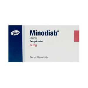 Minodiab 5mg caja con 30 comprimidos — 8878 | Precio Vitau