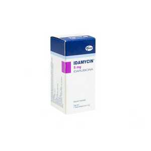 Idamycin 5mg caja con 1 frasco ámpula de 5ml — 11136 | Precio Vitau