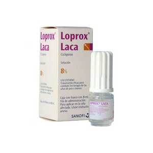 Loprox laca 0.08 caja con 1 frasco de 3ml — 8444 | Precio Vitau