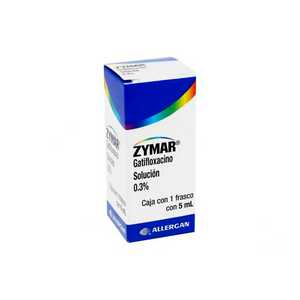 Zymar 0.3 % caja 1 frasco 5ml — 13674 | Precio Vitau