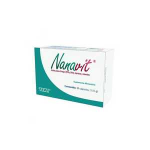 Nanavit 1.51g caja con 30 cápsulas — 11865 | Precio Vitau
