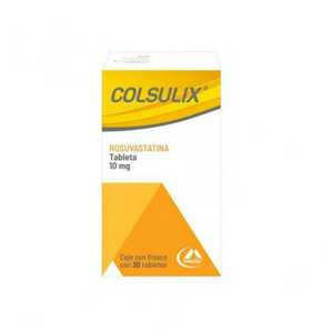 Colsulix 10mg caja con frasco con 30 tabletas — 10065 | Precio Vitau