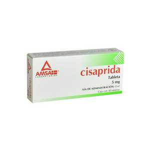 Cisaprida 5mg caja con 30 tabletas — 15480 | Precio Vitau