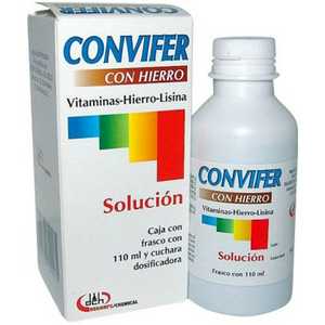 Convifer C/Hierro caja 1 frasco 110ml — 10091 | Precio Vitau
