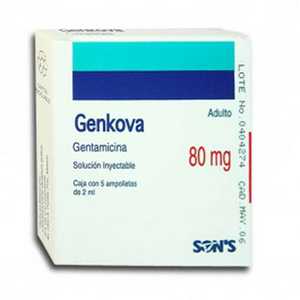 Genkova 80mg caja con 5 ampolletas de 2ml — 10897 | Precio Vitau