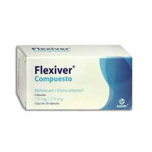 Flexiver Compuesto 7.5mg/215mg Caja 20 Capsulas — 18323 | Precio Vitau