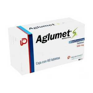 Aglumet 500mg caja con 60 tabletas — 9252 | Precio Vitau