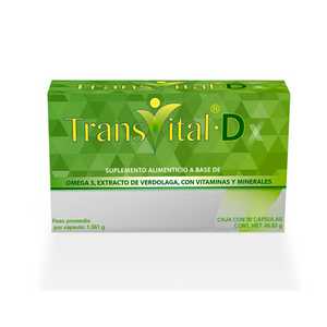Transvital D 1.43g caja con 30 cápsulas — 14764 | Precio Vitau
