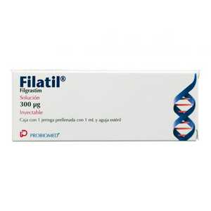 Filatil 300ug Caja 1 Frasco ámpula — 8130 | Precio Vitau