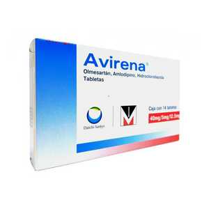 Avirena 40mg/5mg/12.5mg caja con 14 tabletas — 9567 | Precio Vitau