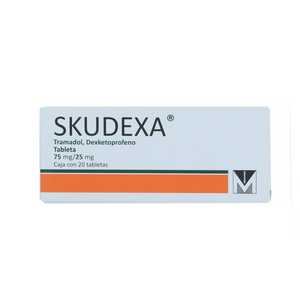 Skudexa 75mg/25mg caja 20 tabletas — 8374 | Precio Vitau