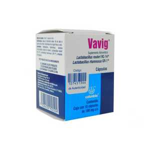 Vavig 180mg caja con 15 cápsulas — 14822 | Precio Vitau