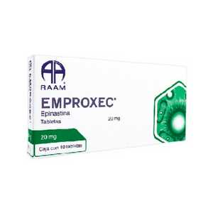 Emproxec 20mg caja 10 tabletas — 18259 | Precio Vitau