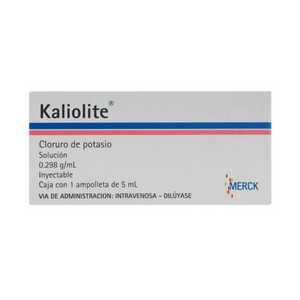 Kaliolite 0.298g/ml caja con 1 ampolleta de 5ml — 11297 | Precio Vitau
