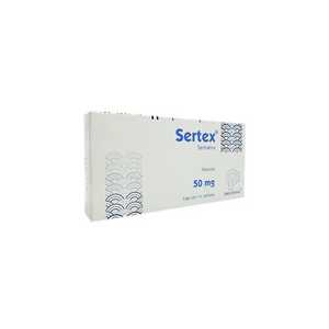 Sertex 50 mg caja con 14 tabletas — 809 | Precio Vitau