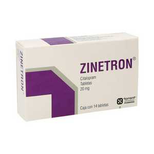 Zinetron 20 mg caja con 14 tabletas — 13616 | Precio Vitau