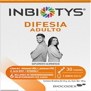 Inbiotys Difesia Adulto 30 sobres de 3.5g — 19282 | Precio Vitau