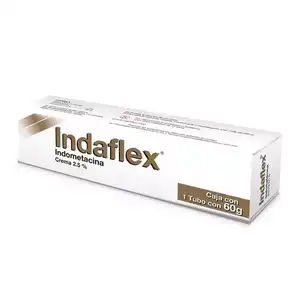Indaflex 2.5% caja 1 Crema tubo con 60g — 19417 | Precio Vitau