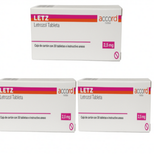 Letz 2.5 mg 3 cajas 30 tabletas — 32014 | Precio Vitau