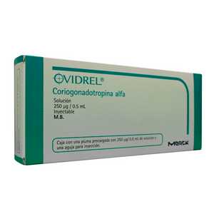 Ovidrel 250mcg/0.5mL caja 1 pluma — 19203 | Precio Vitau