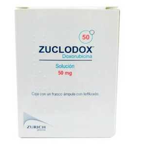 Zuclodox 50mg caja 1 frasco ámpula solución inyectable — 17589 | Precio ...